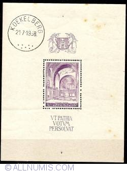 Image #1 of 5+5 Francs 1938 -  Basilica of the Holy Heart at Koekelberg  souvenir sheet