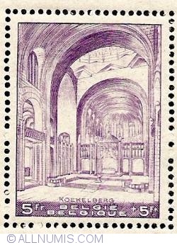 5+5 Francs 1938 -  Basilica of the Holy Heart at Koekelberg