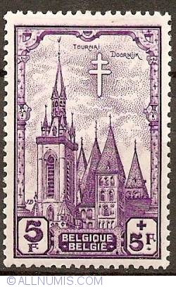 5+5 Francs 1939 - Belfort of Tournai