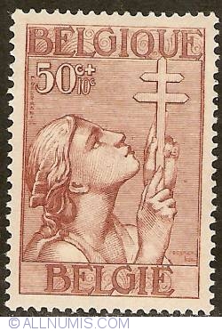 Image #1 of 50 + 10 Centimes 1933 - Fight against Tuberculosis