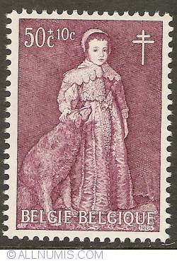 Image #1 of 50 + 10 Centimes 1964 - Sir Anthony Van Dijck - Child of Charles I