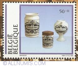 Image #1 of 50 + 11 Francs 1994 - Pharmacy Porcelain
