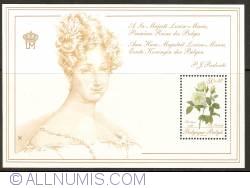 50 + 12 Francs 1988 - Roses of P.J. Redouté - Souvenir Sheet