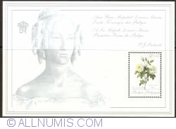 50 + 17 Francs 1989 - Roses of P.J. Redouté - Souvenir Sheet