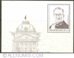 Image #1 of 50 + 25 Francs 1998 King Albert II Souvenir Sheet