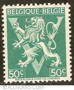 50 Centimes 1944 - BELGIQUE-BELGIE