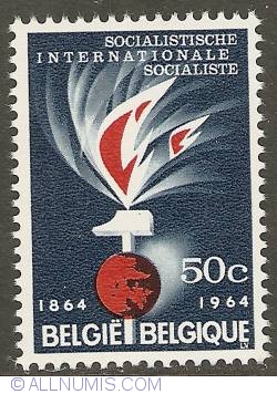 Image #1 of 50 Centimes 1964 - Centennial of Socialistic First International