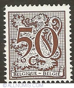 50 Centimes 1979 - Heraldic Lion, Coat of Arms - Circulation stamps ...