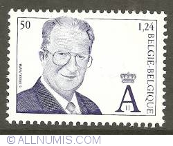 50 Francs / 1.24 Euro 2000 - King Albert II