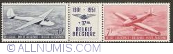 Image #1 of 50 Francs 1951 - Triptique Air Mail