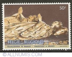 50 Francs 1981 - Graves of Mary of Burgundy and of Charles the Bold in Bruges