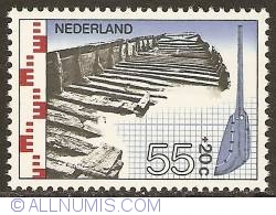 Image #1 of 55 + 20 Cent 1977 - Roman Ship of Zwammerdam