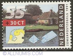 Image #1 of 55 + 30 Cent 1991 - Farm from Friesland