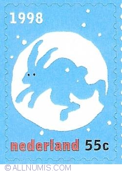 Image #1 of 55 Cent 1998 - December Stamps - Rabbit