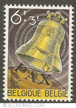 6 + 3 Francs 1963 - Peace Bell