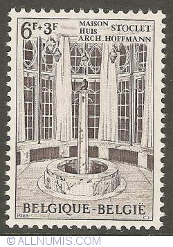 6 + 3 Francs 1965 - Stoclet Palace