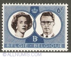 Image #1 of 6 Francs 1960 - Royal Marriage