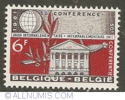 Image #1 of 6 Francs 1961 - Interparliamentary Union