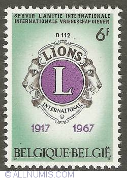 Image #1 of 6 Francs 1967 - 50th Anniversary of Lions Clubs