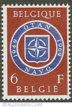Image #1 of 6 Francs 1969 - 20th Anniversary of NATO