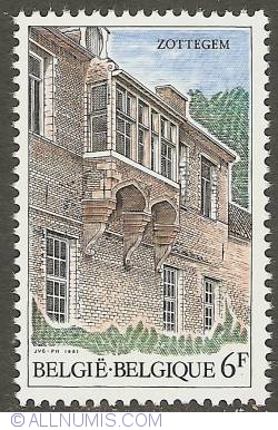Image #1 of 6 Francs 1981 - Zottegem - Egmont Castle