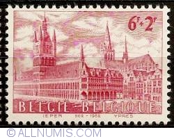 Image #1 of 6+2 Francs 1962 - Hall of Ypres