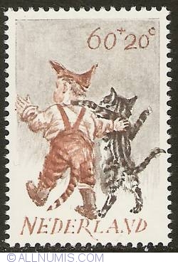 60 + 20 Cent 1982 - Child and Cat