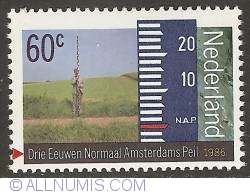 Image #1 of 60 Cent 1986 - Amsterdam Ordnance Datum (Normaal Amsterdams Peil)
