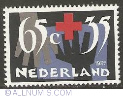 65 + 35 Cent 1987 - Red Cross