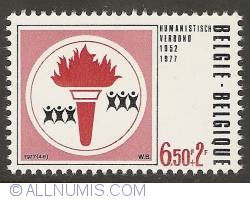 Image #1 of 6,50 + 2 Francs 1977 - 25th Anniversary of "Humanistisch Verbond"