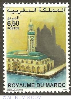 6.50 Dirhams 2001 - Hassan II Mosque - Casablanca