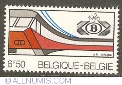 6,50 Francs 1976 - 50th Anniversary of Belgian Railway Society (NMBS/SNCB)