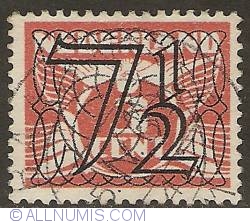 7 1/2 Cent 1940 overprint on 3 Cent 1926