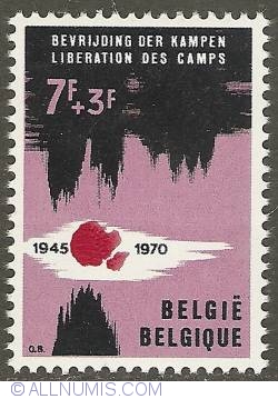 7 + 3 Francs 1970 - Liberation of Camps