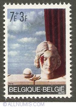 Image #1 of 7 + 3 Francs 1970 - René Magritte - Memory