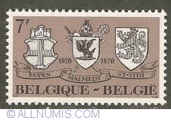 Image #1 of 7 Francs 1970 - East Cantons Eupen, Malmédy and Sankt Vith