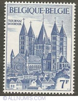 7 Francs 1971 - Tournai Cathedral