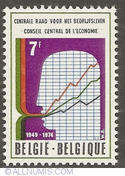 7 Francs 1974 - Central Council for the Industry