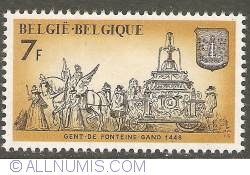 7 Francs 1974 - Ghent - "De Fonteyne"
