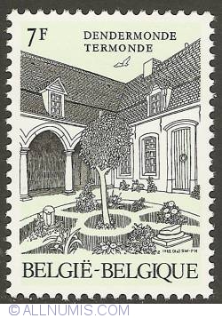 7 Francs 1982 - Dendermonde - Zwijveke Abbey