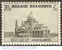 70 + 5 Centimes 1938 - National Basilica of the Sacred Heart