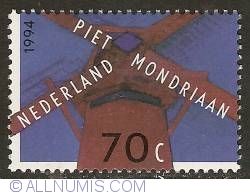 Image #1 of 70 Cent 1994 - Piet Mondriaan - The Red Windmill