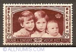 Image #1 of 70 Centimes + 30 Centimes 1935 - Royal Children