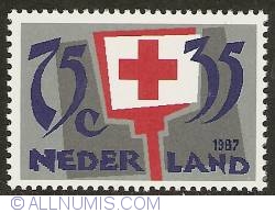 Image #1 of 75 + 35 Cent 1987 - Red Cross