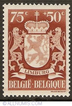Image #1 of 75 + 50 Centimes 1945 - Province of Limburg
