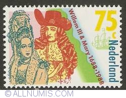 Image #1 of 75 Cent 1988 - William III and Mary II