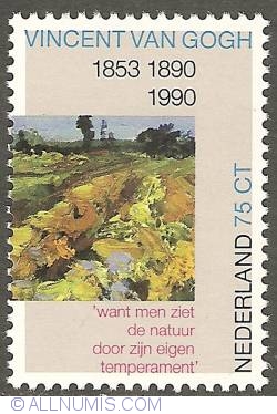 Image #1 of 75 Cent 1990 - Vincent van Gogh - The Green Vineyard