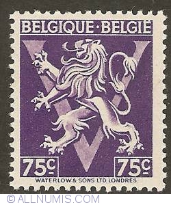 75 Centimes 1944 - BELGIQUE-BELGIE