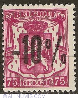 75 Centimes 1946 with overprint -10%