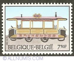 7,50 Francs 1983 - Streetcar pulled by Horses